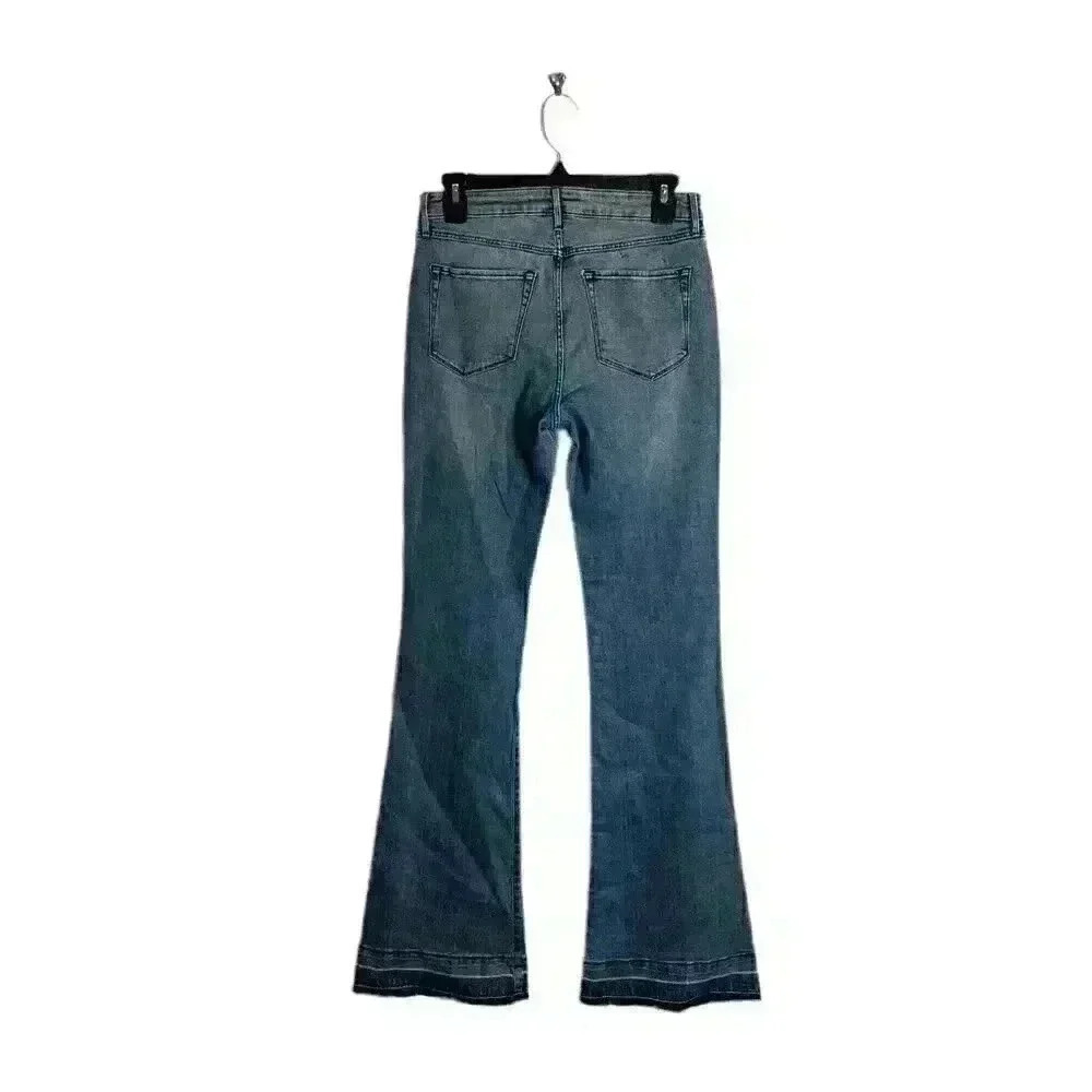 3x1 NYC Women's Jeans Armada Mid Bell in Light Wash Slim Raw Hem USA size 27 - Picture 5 of 10